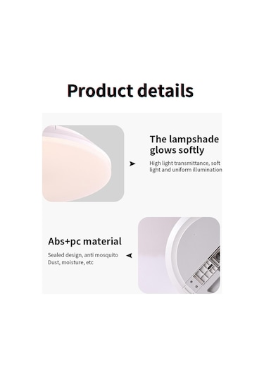 Siyah Neoglint Rgbcw Tam Renkli Tavan Lambası Yuvarlak Led Tavan Işık Armatür Yatak Odası Oturma Odası İçin 220v-240v