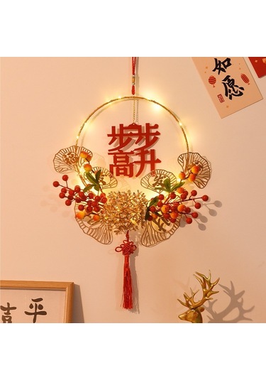 Dianziye Yeni Yıl 2025 Led Işıklı Mutluluk Simgesi, Salonu Dekore Etmek İçin Ev Taşınma Süsleri, Kendi Elinizle Montaj Edilebilir Malzeme Paketi