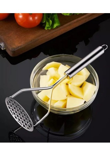 Zhlhome Patates Ezici 304 Paslanmaz Çelik Havuç Muz Avokado Ezici