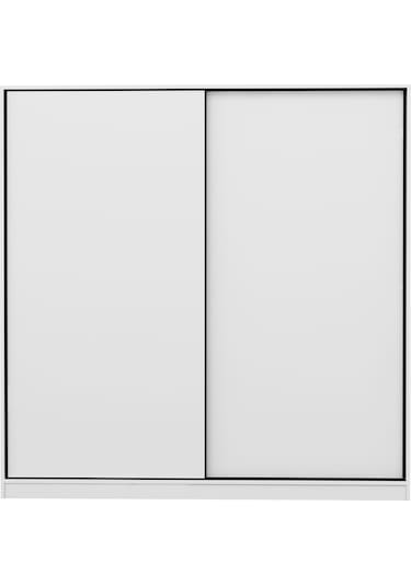 Lara Sürgülü Gardrop - Beyaz