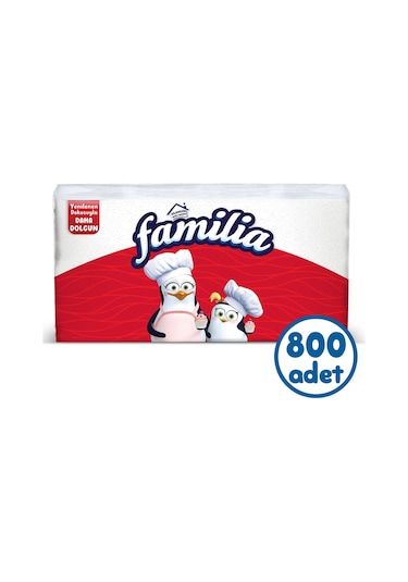 Familia 200'lü Peçete (4 Paket x 200 Yaprak)