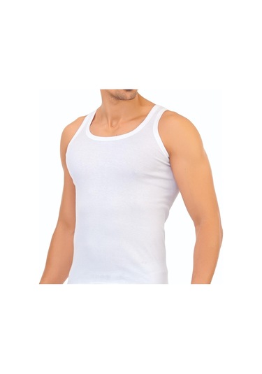 Tutku 0102 Erkek Ribana Askılı Atlet 6 Adet 001