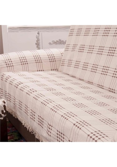 Buldan Pamuklu Koltuk Örtüsü Standart Takım (3+2+1+1)