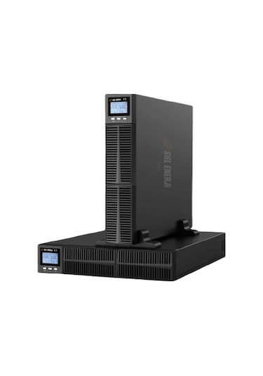 UPRT 11 1 KVA Rack Tower 1000 VA Online Ups 3*7 Ah Akü 5/15 Dakika Güç Kaynağı