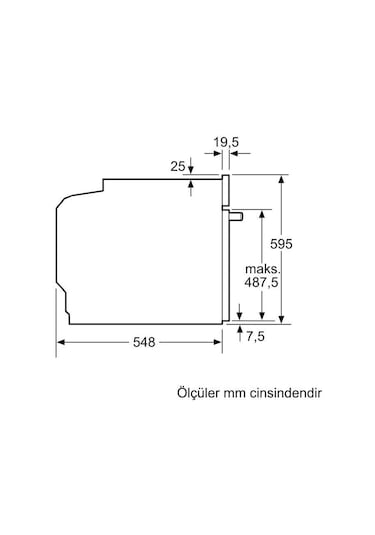 Siemens HJ852GYN0T Ankastre Fırın Gri
