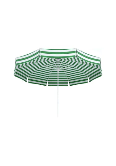 Türklersemsiye Tevalli Parasols 90/8 ( 180 Q ) Plaj Bahçe Şemsiyesi - Yeşil Beya