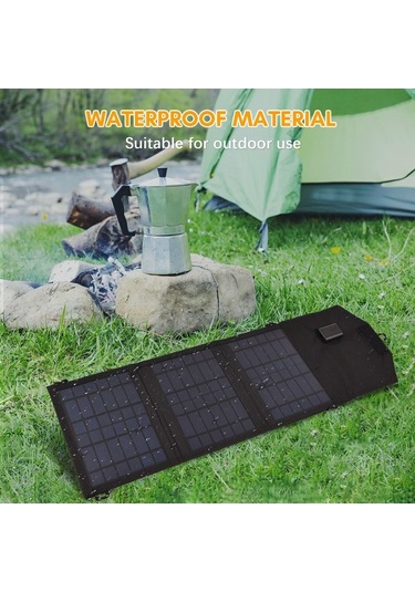 Pazly 10.5w Katlanabilir Taşınabilir Güneş Paneli Yüksek Verimli Usb Girişli Güneş Modülü