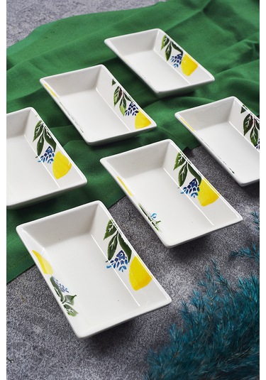 Piatti Naturali 6 Lı Çerezlik Limon Reçellik Sosluk Kahvaltılık Çerez İkram Set