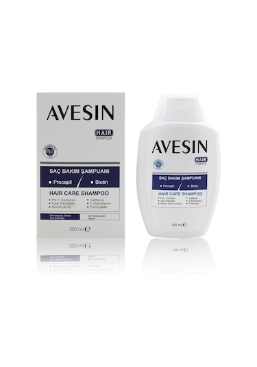 Avesin Saç Dökülmesine Karşı Şampuan 300 ML + Trichoplus 60 Tablet