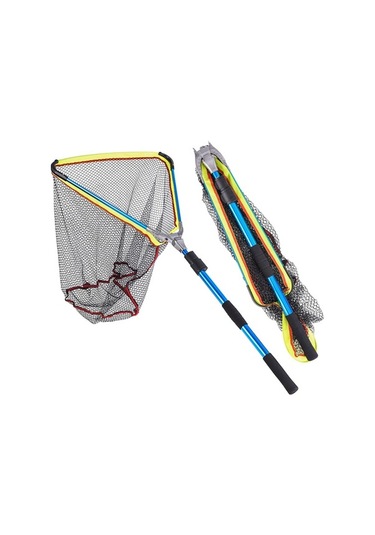 Novahub Alüminyum Teleskopik Saplı Pratik Balık Kepçesi - 200cm Uzunluk, 700g Hafif