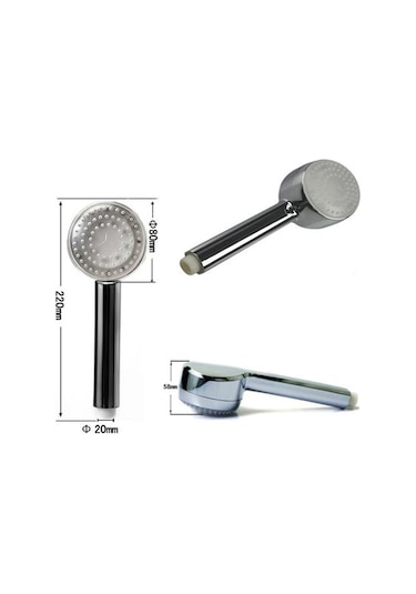 Lebıhmurah Bf76 Led Renkli Otomatik Sıcaklık Sensörü El Duş Başlığı Aracı Çok Renkli