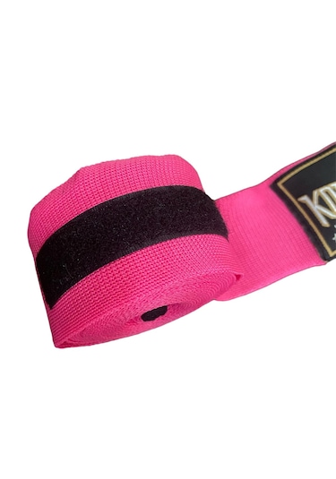 Boks Eldiveni Ve Bandaj 2 Li Set /kick Boks Eldiveni Ve Bandaj 2 Pembe
