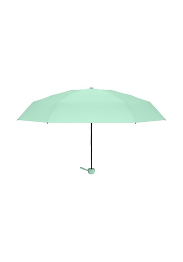 Mengtuo Bayan 8 Kemik Mini Yağmur İki Kullanımı Vinil Cep Kapsül Şemsiye Koyu Mavi Koyu Mavi