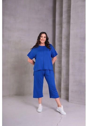 Önü Çimalı Takım Mavi