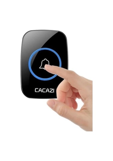 Cacazi 2 Alıcılı 1 Buton Kablosuz Kumandalı Kapı Zili