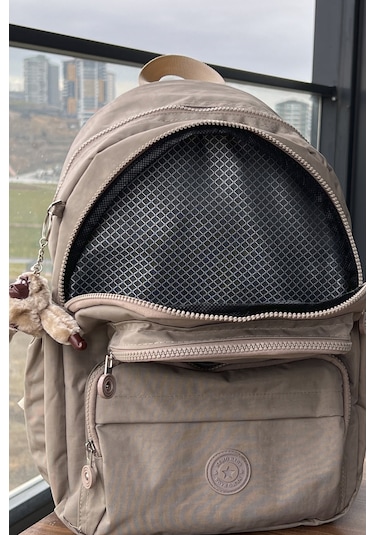 Nemo Group Sırt Çantası Açık Vizon Krinkıl Kumaş Suya Dayanıklı Vizon