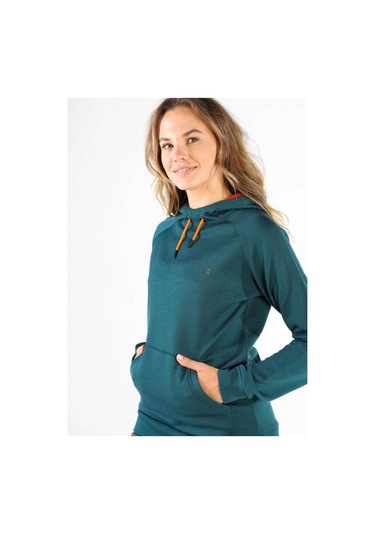 Woolona Scout Unisex Kapüşonlu Sweatshirt - Gre Green
