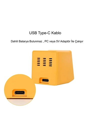 Yenilzd Akıllı Mini Hava Durumu İstasyonu Dijital Ekran Wifi Saat