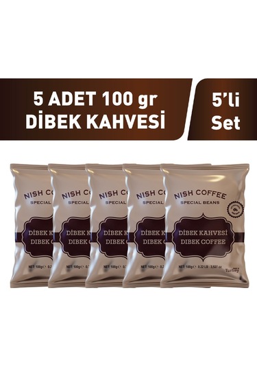 Nish Dibek Kahvesi 5 X 100 Gr Kavrulmuş Öğütülmüş