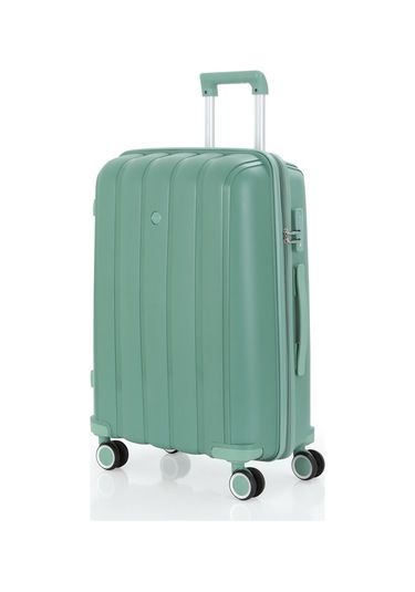 Mçs Polipropilen 2li Valiz Seti Orta & Kabin V305 S21yy1000076-set 10426 Su Yeşili