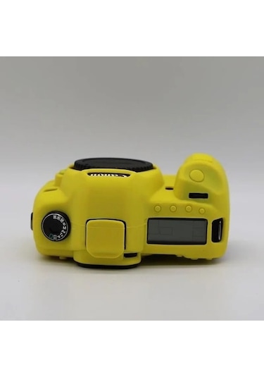 Pazly Canon Eos 5d2 / 5d Mark Iı Silikon Kılıf, Dslr Fotoğraf Makinesi Korumalı Çanta - Sarı