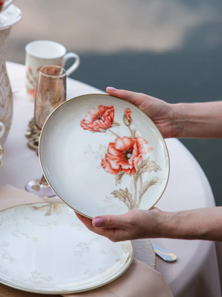 Lefard 2 Parça "antik" Tabak Seti 20,5 Cm 170834218 Beyaz