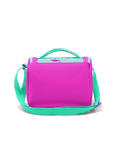 Coral High Kids Su Yeşili Neon Pembe Flamingo Desenli Thermo Beslenme Çantası 11804