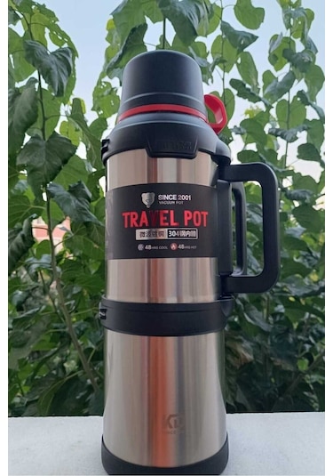 4 Litre Aile Boy Paslanmaz Çelik İSSİ Termos Dağcı Termos