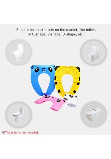 Suofeng Katlanabilir Bebek Tuvalet Koltuğu - Taşınabilir, Kaymaz Tabanlı, Seyahat Ve Ev Kullanımı İçin