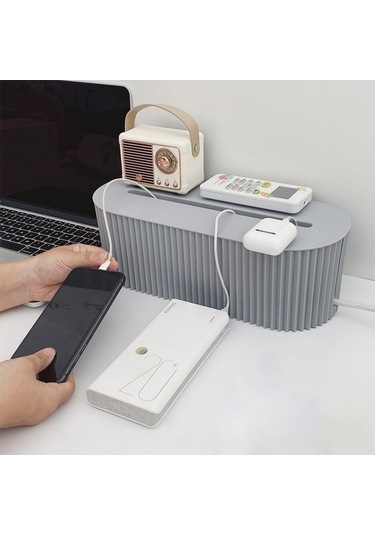 Diğer Pratik Ve Şık Kablolama Saklama Kutusu - Nemlendirici Özellikli Beyaz Tasarım