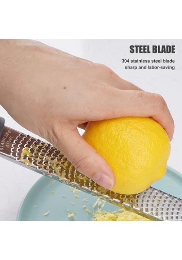 Narenciye Zester Peynir Rende Paslanmaz Çelik Narenciye Siyah Siyah