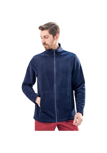 Şensel, Erkek Polar Mont, Lacivert -99E445- Cepli, Outdoor