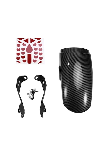 Nayomiglow Motosiklet Aksesuarları Ön Tekerlek Çamurluk Sıçrama Koruyucusu Trident 660 2021-2024 İçin Genişletilmiş Çamurluk Kapağı Karbon Fiber Desen