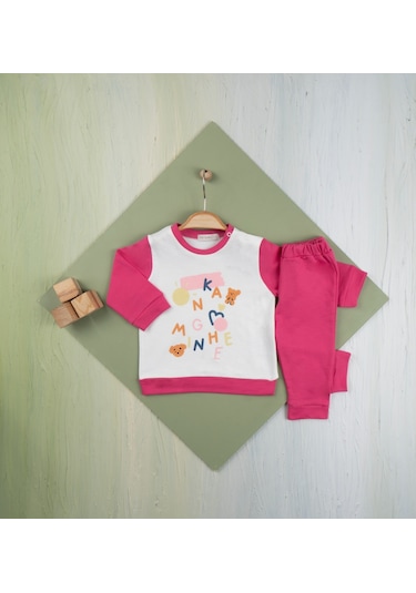 Bip Baby Kız Bebek Alt Üst Takım Fuşya