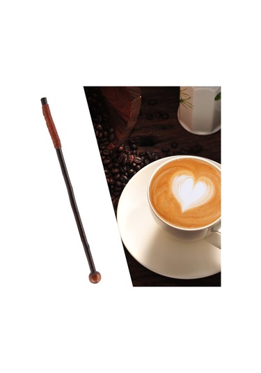Japon Tarzı Vintage Ahşap Yeniden Kullanılabilir Karıştırıcı Süt Kahve Bal İçin Karıştırma Çubuğu Sopa