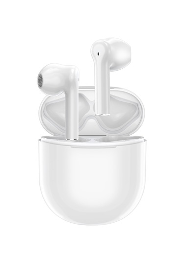 Vkemall Beyaz Kablosuz İç Kulaklık - Su Geçirmez, Gürültü Engelleme, Aı Asistan Desteği Siri, Google, Xiaomi - 10mm Titan Filmi Hoparlör