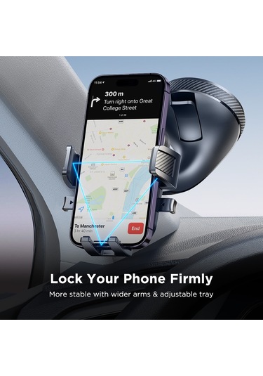 Joyroom Jr-ok6 Araç Ön Cam Telefon Tutacağı Siyah