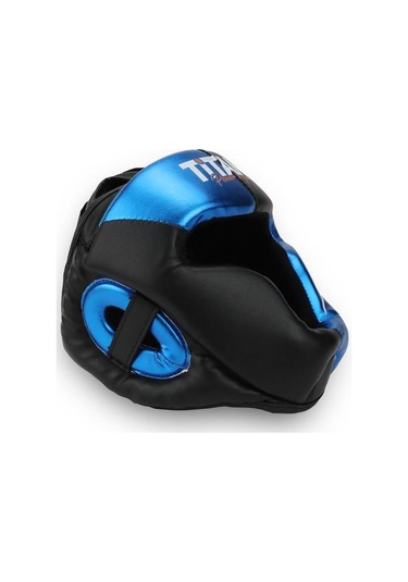 Titan Sport Yüz Korumalı Boks Kaskı , Mavi-siyah Model Çok Renkli