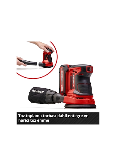 Einhell TE-RS 18 Li-Solo Akülü Eksantrik Zımpara - 4462010