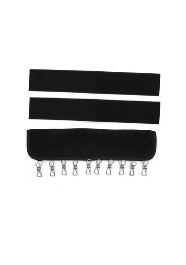 Sones Yapışkan Askı Çıkarılabilir Seyahat Katlanabilir Taşınabilir Şapka Klipsi Askısı Banyo Bezi Elbise Klipsi Siyah