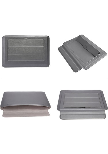 HL0066-005 Çok Fonksiyonlu Standlı Laptop Çantası Mavi with Power Bag 14.1 inch