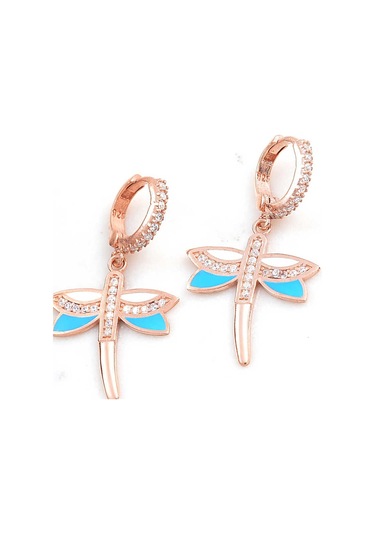 Aya Diamond Gümüş Rose Sallantılı Yusufcuk Kadın Küpe Rose