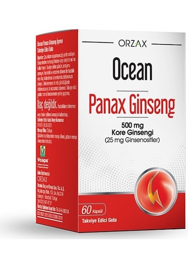 Ocean Panax Ginseng 500 MG 60 Kapsül
