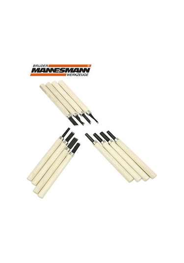 Mannesmann 690-12 Ahşap Oyma Bıçak Seti 12 Parça