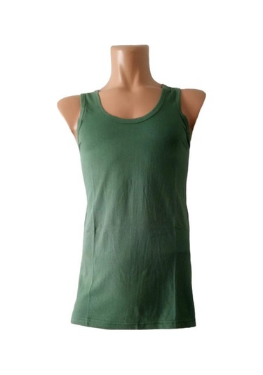 12 Li Paket Nazar Yıldız Erkek Penye Atlet Renk Seçenekli Yeşil