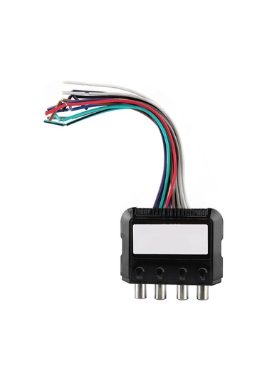 Reedark Araba 4 Kanal Ses Dönüştürücü: Yüksekten Düşük Frekansa, Güçlendirici Kontrol Kablosu İle, Plastik Malzeme, Kolay Kurulum