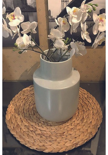 6'lı Amerikan Servis Hasır Supla Bambu Büyük Amerikan Servis Bej