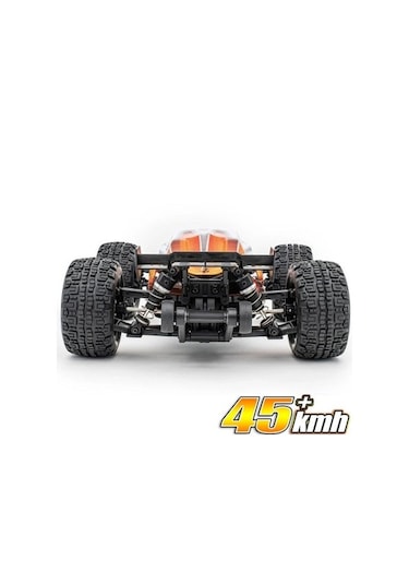 Haiboxing RC 1/16 Destroyer 45 KM + Sürat Uzaktan Kumandalı Model RC Model Araba RTR Elektrikli 4WD Brushless Fırçasız Truggy Truck Turuncu