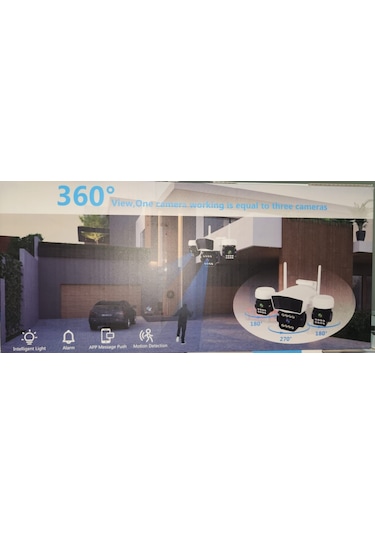 O-kam Okam 3036 Pro, 9mp, Wifi, 3 Lens, Akıllı Kamera, Yapay Zek