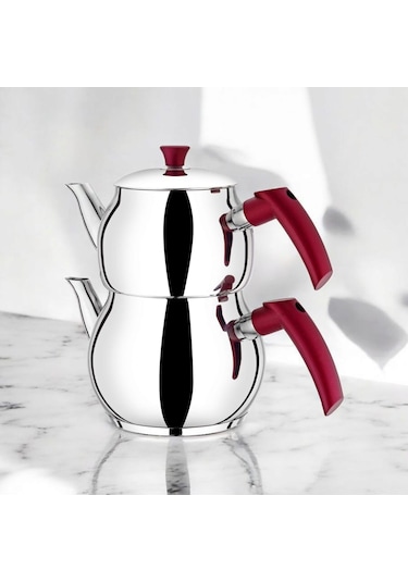 Viola Paslanmaz Çelik Çaydanlık Orta Boy 1,2 Lt/ 1,9 Lt